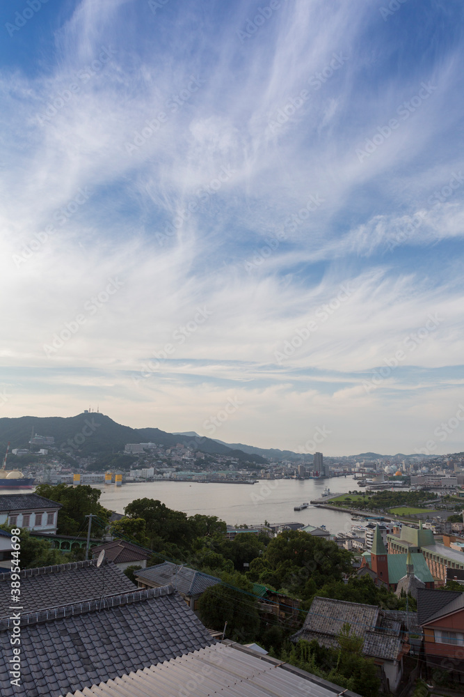 Obraz premium 南山手からの長崎港