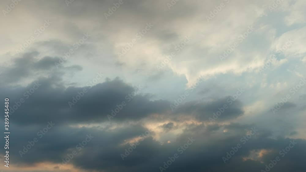 4K sky time lapse, White and blue clouds background. Cloud nature, timelapse of skyscrapers 4K sky time lapse, White and blue clouds background. Cloud nature, timelapse of skyscrapers