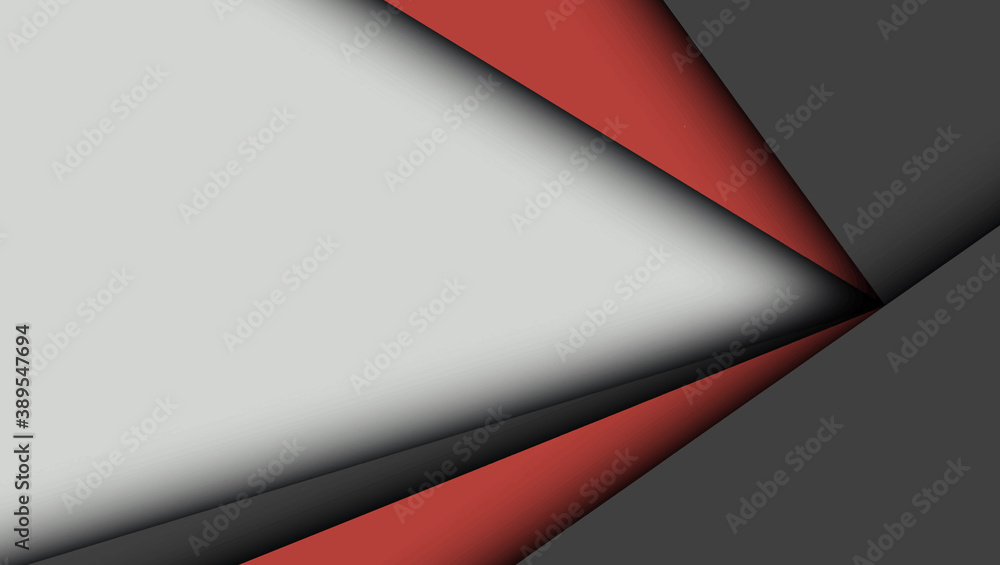 Abstract background illustration in white, red, and grey