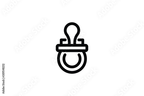 Baby Outline Icon - Diaper