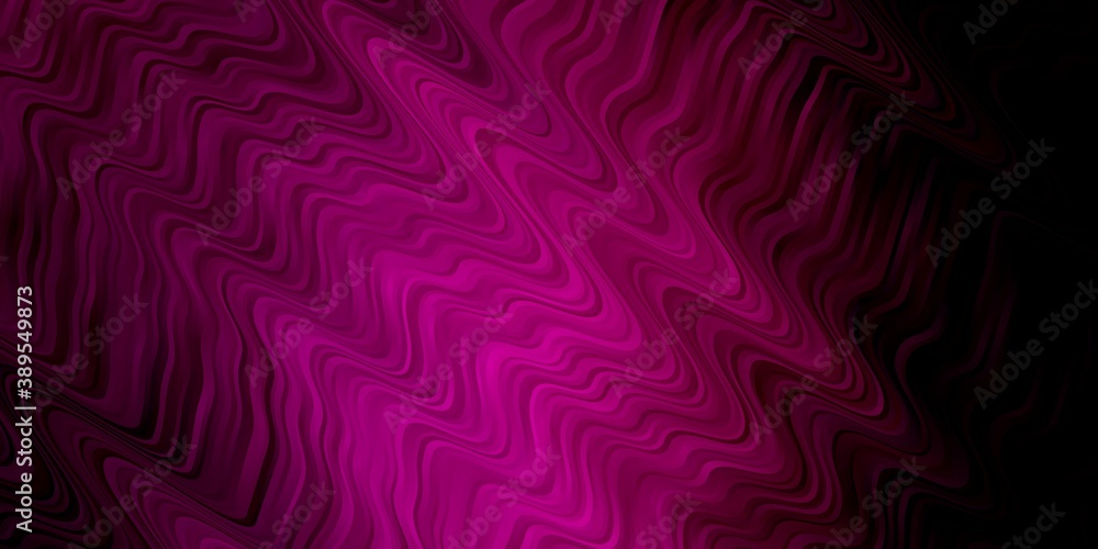 Dark Pink vector background with bent lines. Dark Pink vector background with bent lines.