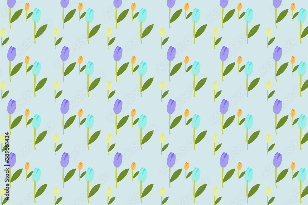Tulip Flower Digital Paper. Suitable for backgrounds and wallpapers. Tulip Flower Digital Paper. Suitable for backgrounds and wallpapers.