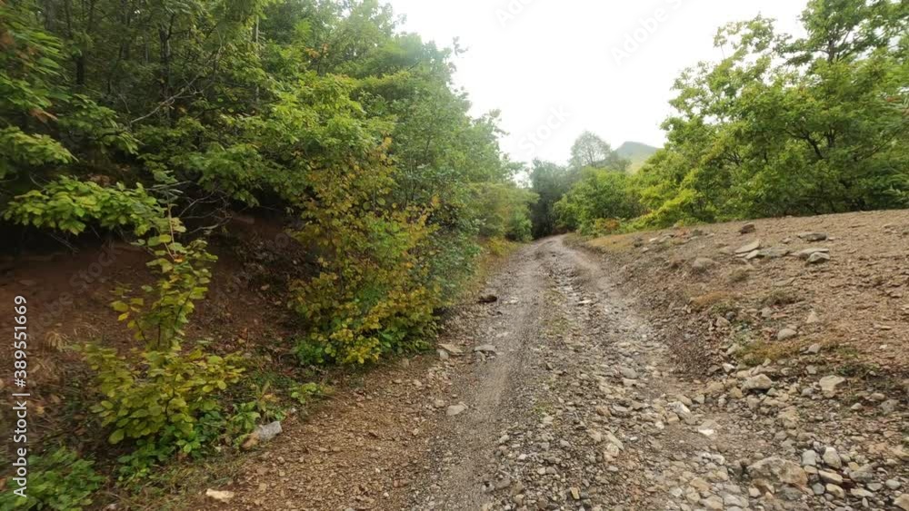 Offroad Drive From Theth To Shkodra In Bad Weather Conditions, Albania Offroad Drive From Theth To Shkodra In Bad Weather Conditions, Albania