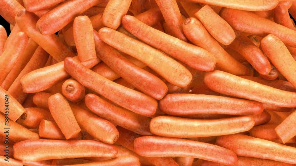 Falling Carrots Transition effect with alpha channel. 3D rendering Falling Carrots Transition effect with alpha channel. 3D rendering
