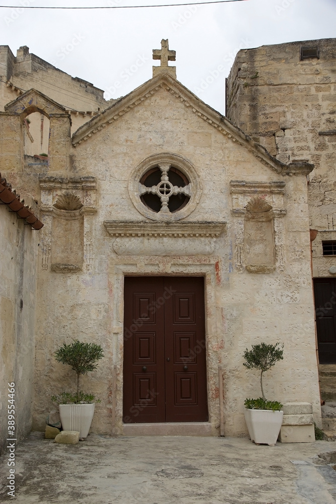 Church at the the Sassi of Matera, Matera, Italy Church at the the Sassi of Matera, Matera, Italy