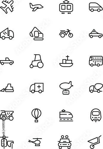 Transport Vector Icons