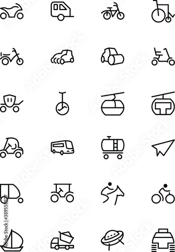
Transport Vector Icons 
