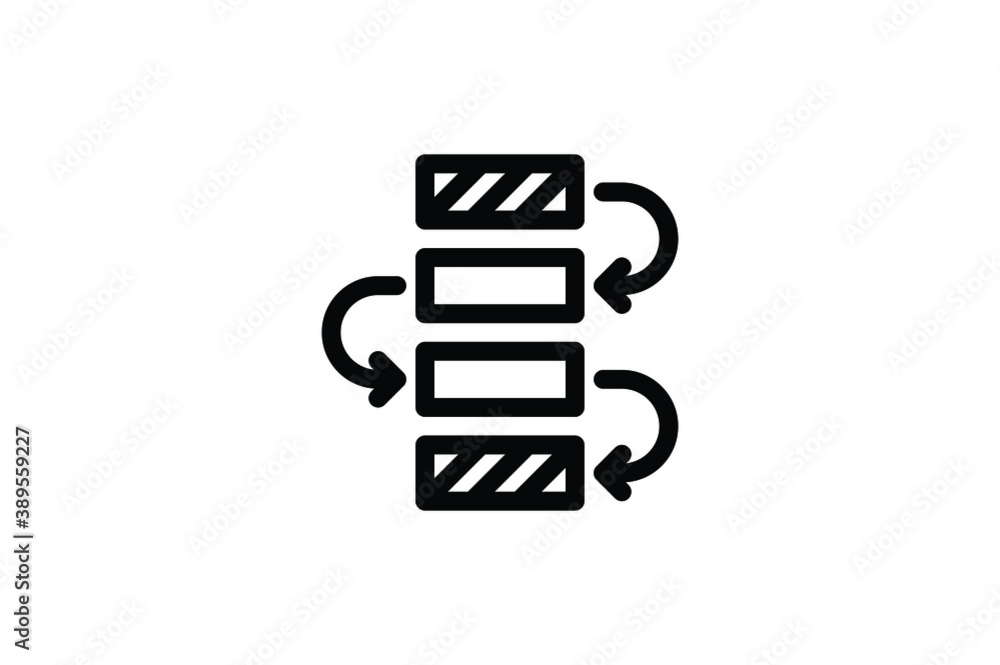 Project Management icon - Timeline Project Management icon - Timeline
