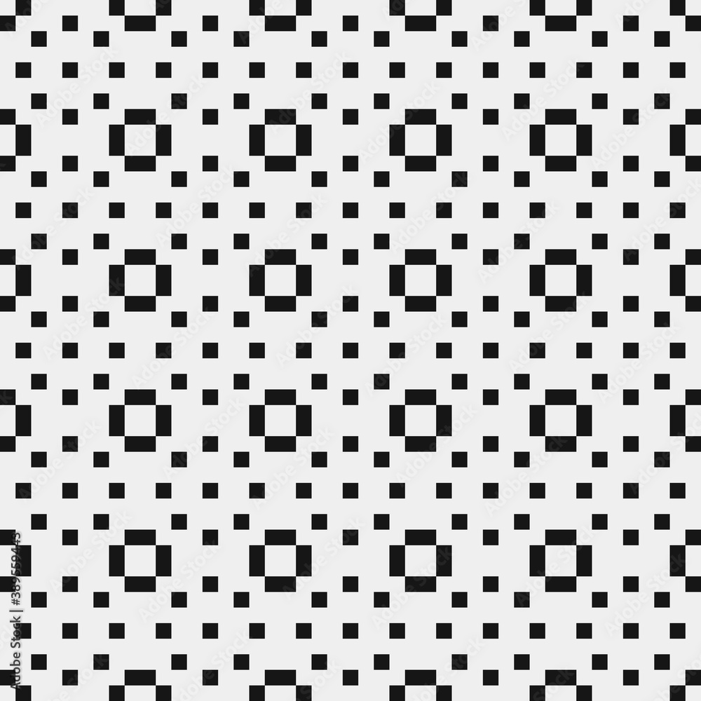 Fototapeta premium Abstract Cross Pattern Dots Logo generative computational art illustration