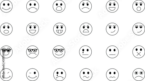 
Smiley Line Icons 1
