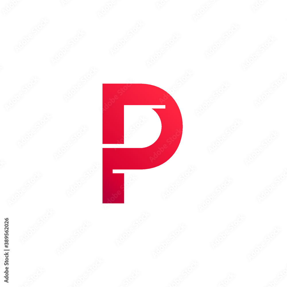 Letter p logo design in vector Letter p logo design in vector