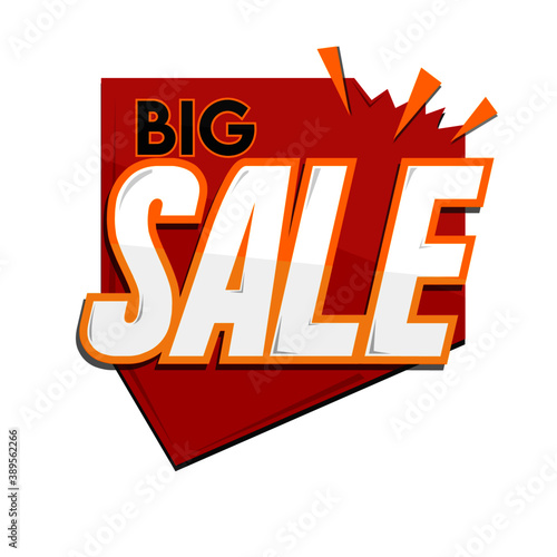 big sale ribbon