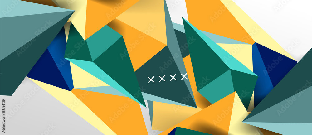 3d low poly abstract shape background vector illustration 3d low poly abstract shape background vector illustration