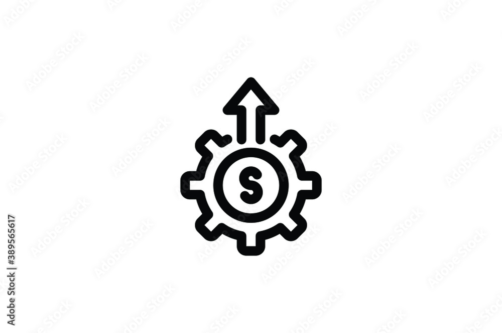 Project Management Icon - Income Surplus Project Management Icon - Income Surplus