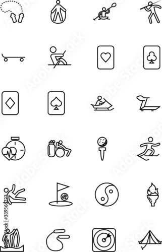 

Sports Vector Line Icons 
