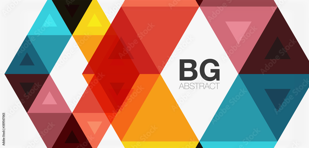 Mosaic triangle pattern abstract background for cover, banner, flyer and poster and other template Mosaic triangle pattern abstract background for cover, banner, flyer and poster and other template