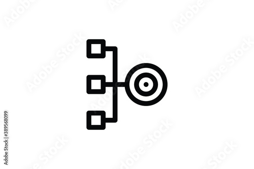 Project Management Icon - Project Target