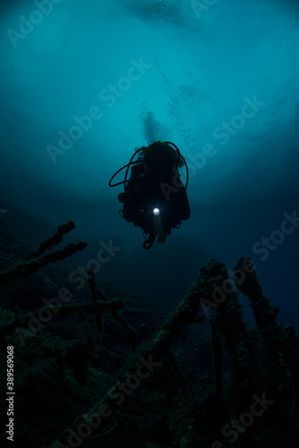 Underwater modeling. 9 September Shipwreck, Karaburun.İzmir, Turkey   © osman