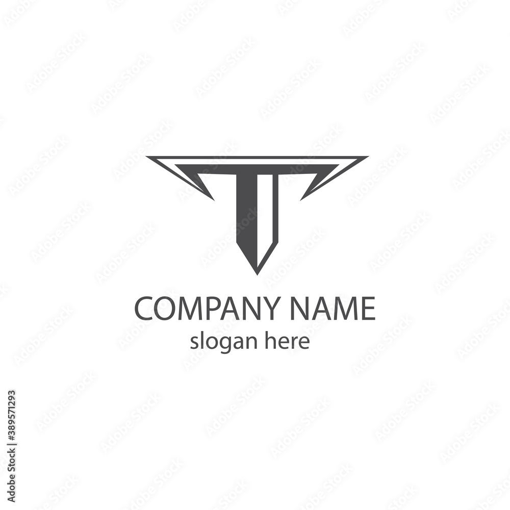 logo, brand letter t, company name design vector illustration logo, brand letter t, company name design vector illustration