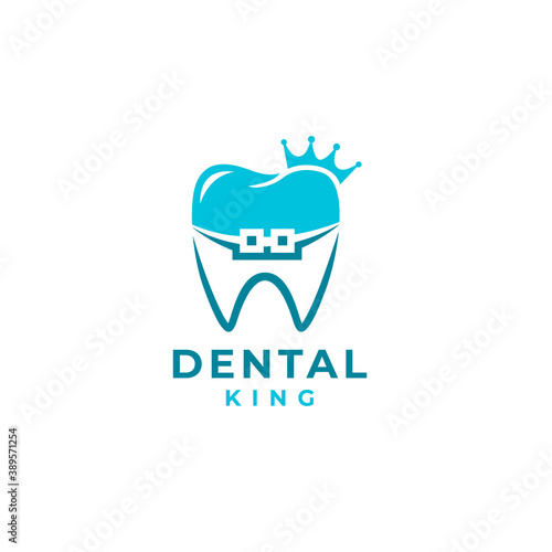 Dental  King Modern logo design 