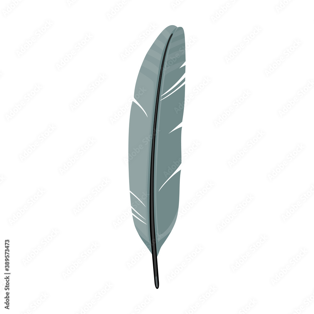 Feather of bird cartoon vector icon.Cartoon vector illustration watercolor of pen. Isolated illustration of feather of bird icon on white background. Feather of bird cartoon vector icon.Cartoon vector illustration watercolor of pen. Isolated illustration of feather of bird icon on white background.