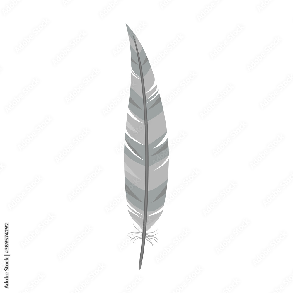 Feather of bird cartoon vector icon.Cartoon vector illustration watercolor of pen. Isolated illustration of feather of bird icon on white background. Feather of bird cartoon vector icon.Cartoon vector illustration watercolor of pen. Isolated illustration of feather of bird icon on white background.