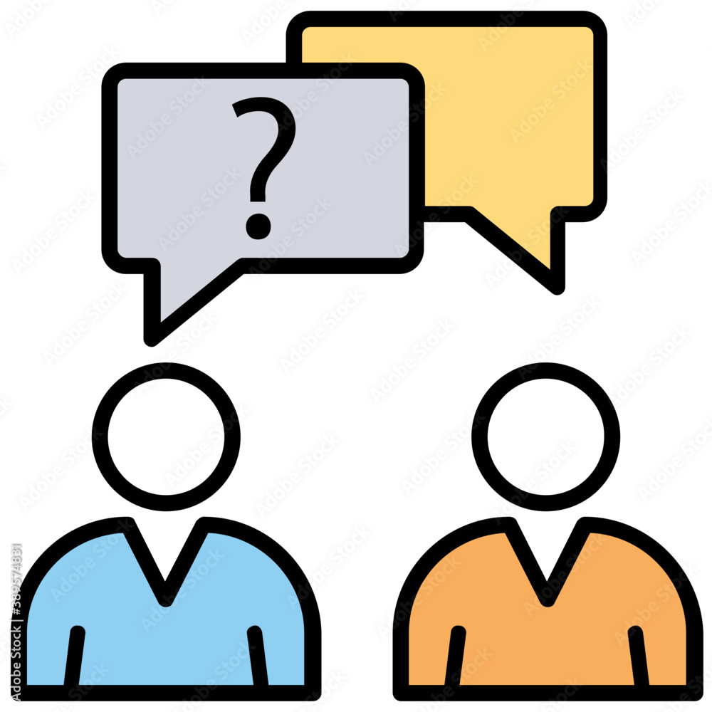 Two person with chat bubbles, conversation concept
Two person with chat bubbles, conversation concept
