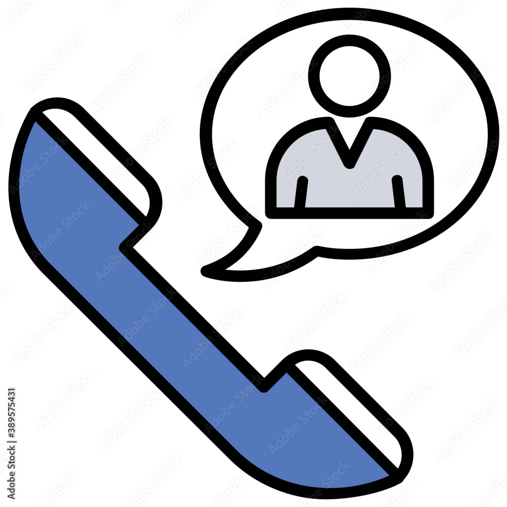 Telephone receiver with a chat bubble, helpline icon concept
Telephone receiver with a chat bubble, helpline icon concept