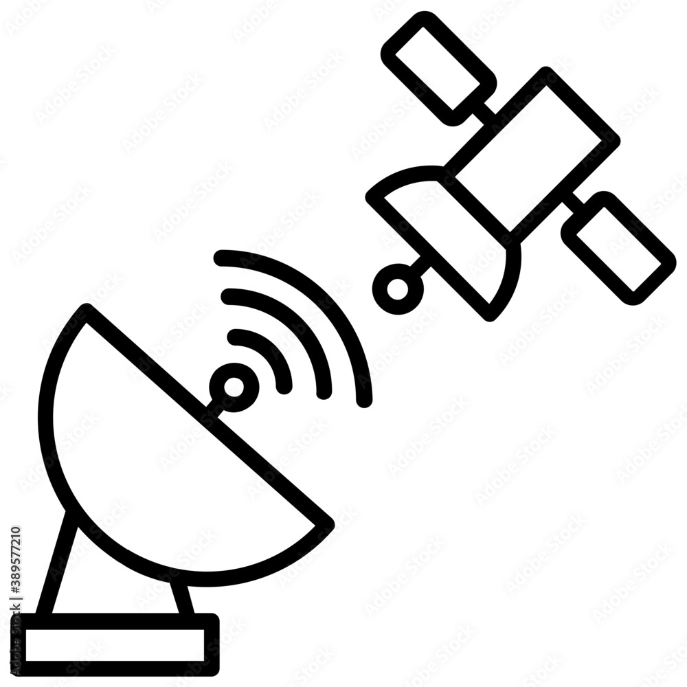 Satellite based communication system icon design
Satellite based communication system icon design