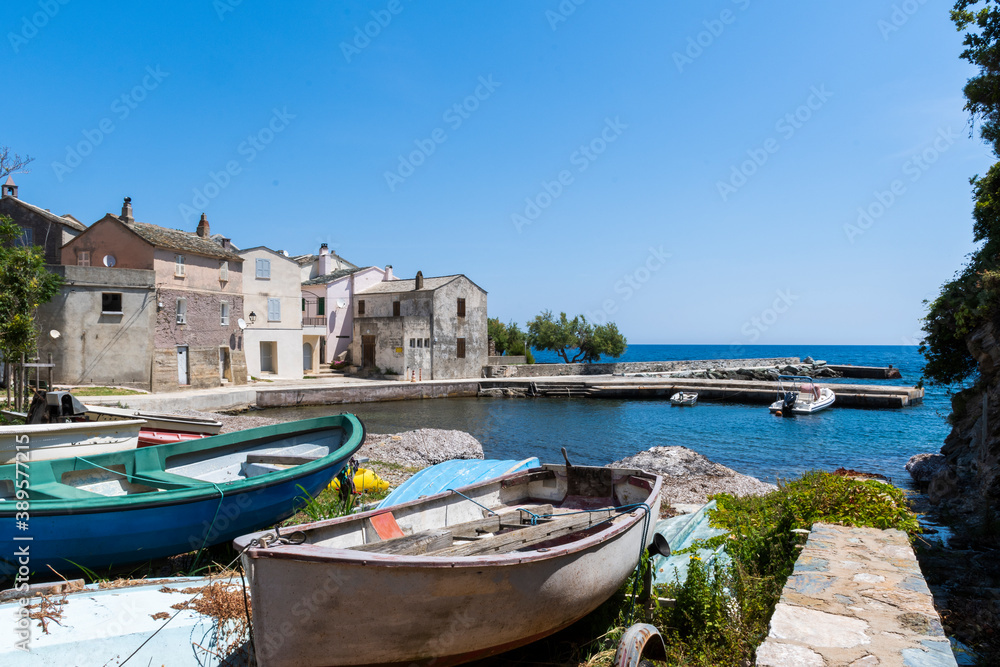 little calm port in Corsica