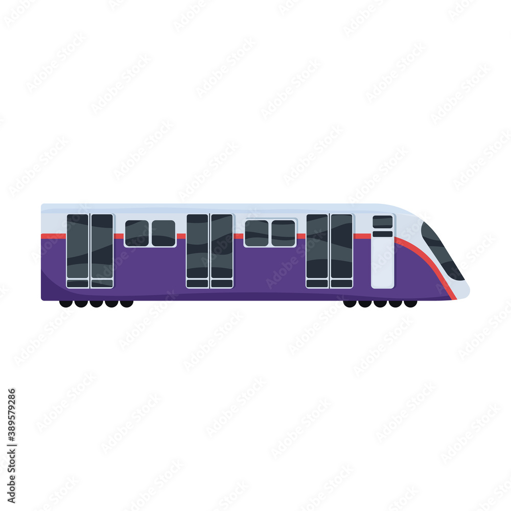 Subway train cartoon vector icon.Cartoon vector illustration cargo. Isolated illustration of subway train icon on white background. Subway train cartoon vector icon.Cartoon vector illustration cargo. Isolated illustration of subway train icon on white background.