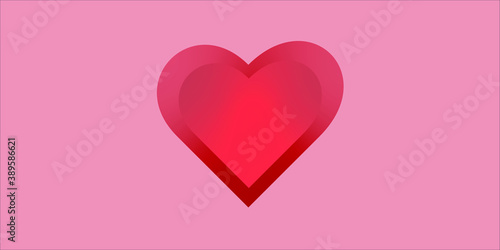 a lot of hearts for Valentine's Day on the pink background. Hearts background. Pink and red colors. Love. Happy. Holiday. Lovely day. Couple's day.  Marry me