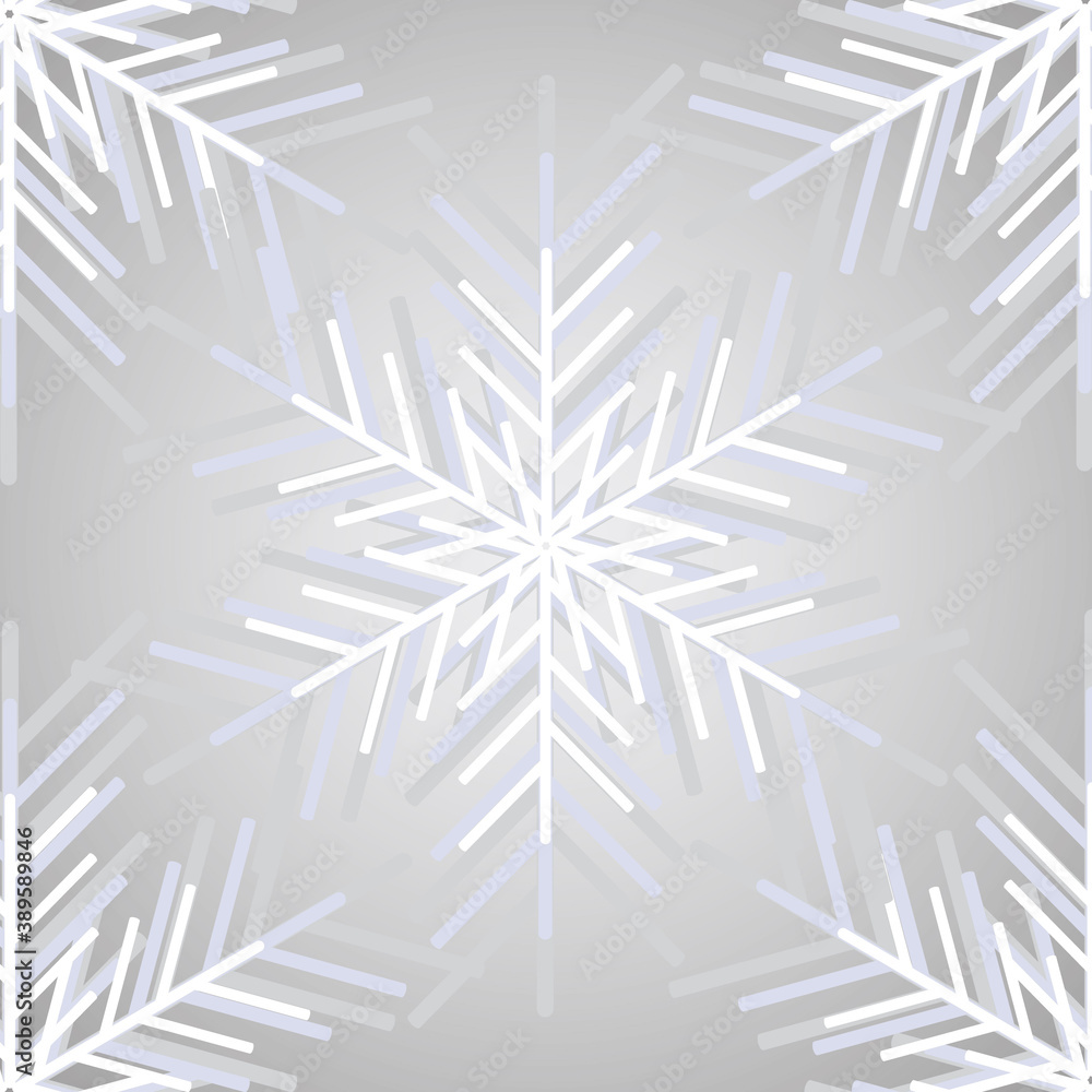 isolated, gray background, pattern, white snowflake isolated, gray background, pattern, white snowflake