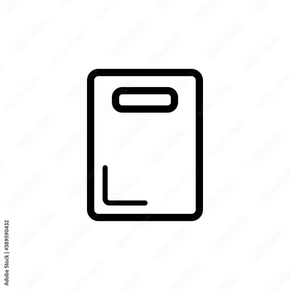 cutting board icon, vector, template, design trendy cutting board icon, vector, template, design trendy