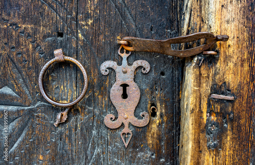 Old rusty door