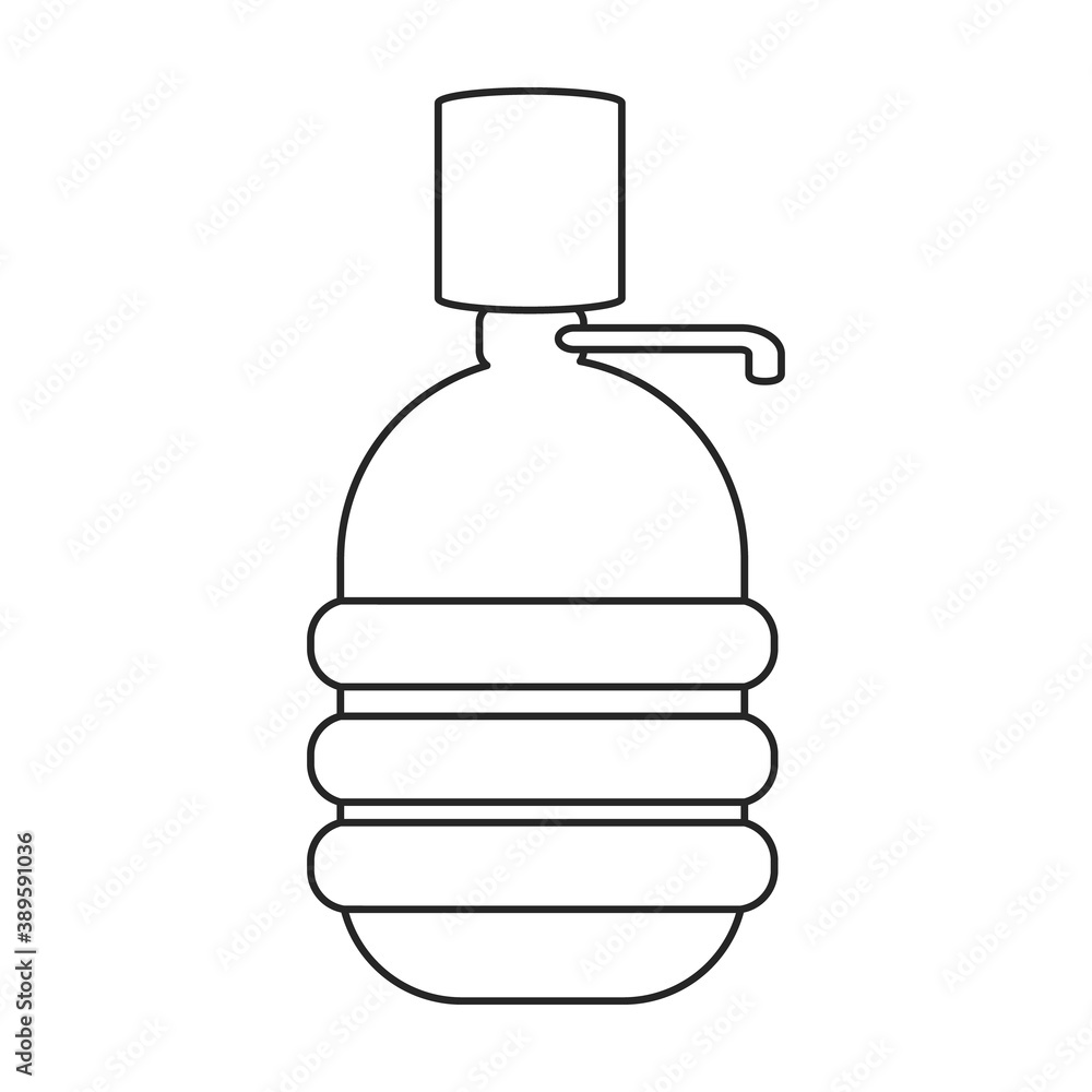 Water cooler vector icon.Outline vector icon isolated on white background water cooler. Water cooler vector icon.Outline vector icon isolated on white background water cooler.
