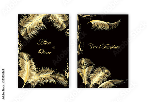 Trendy abstract square art templates . Suitable for social media posts, mobile apps, banners design and internet ads. Graphic gold brochure.Luxury vector illustration.
