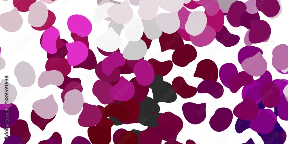Light pink vector backdrop with chaotic shapes. Light pink vector backdrop with chaotic shapes.