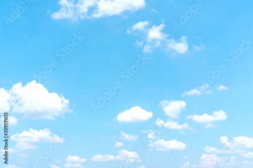 Beautiful blue sky with white clouds, Sky Nature Landscape Background
