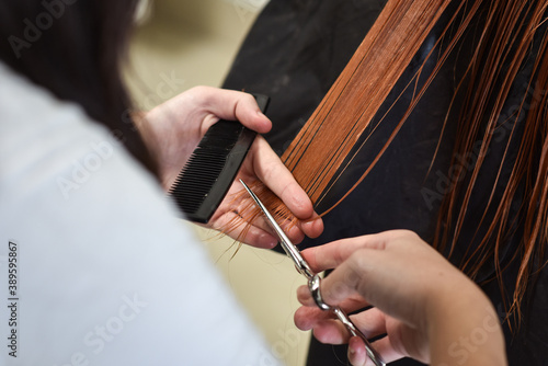 hair, long, texture, curly, beauty, woman, hairstyle, brown, color, beautiful, human, red, braid, style, wave, curl, closeup,  salon, shiny, haircut, cut, haircut scissors, beautyphotography, fresh ha