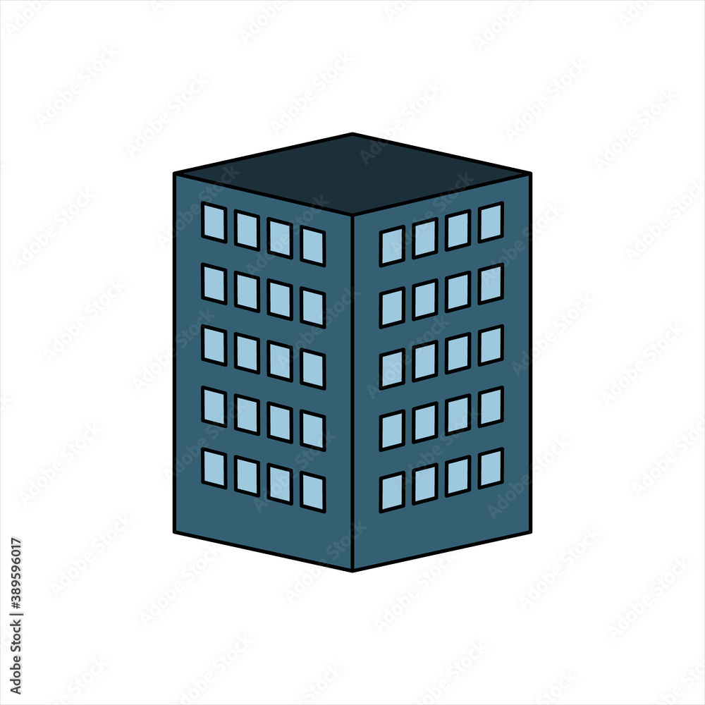 Company icon on white background. Black building business vector illustration eps 10 Company icon on white background. Black building business vector illustration eps 10