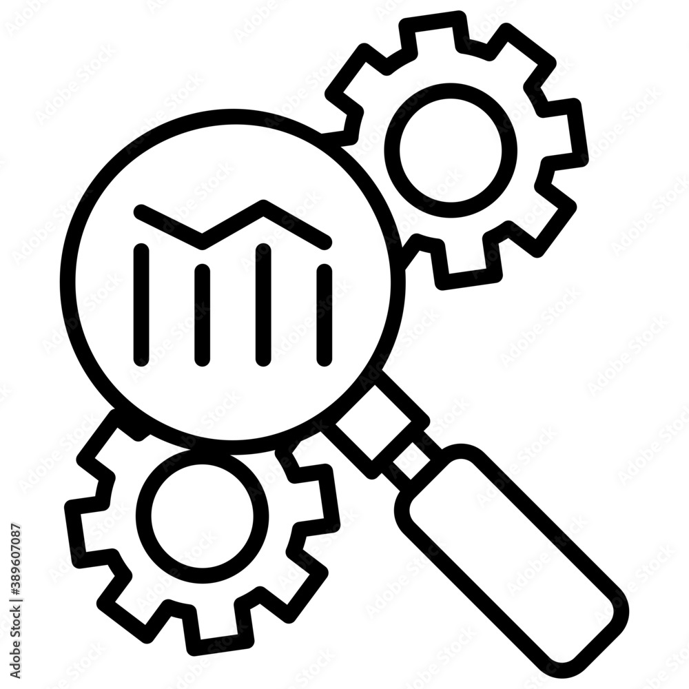 Bar graph under magnifier, search engine marketing concept
Bar graph under magnifier, search engine marketing concept