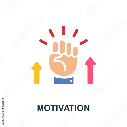 Motivation icon. Simple element from creativity collection. Creative Motivation icon for web design, templates, infographics and more