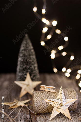 Obraz na płótnie handmade Christmas tree decorations, Christmas decorations w salonie