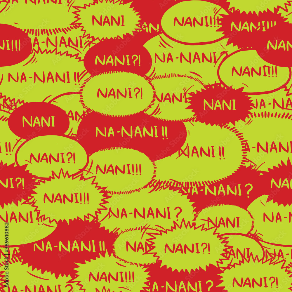 Nani Explosion Seamless Surface Pattern Design