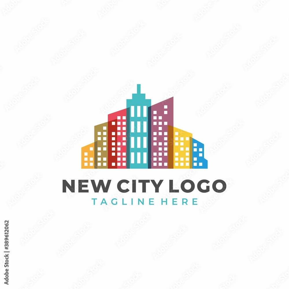 Modern City Logo Vector Template
