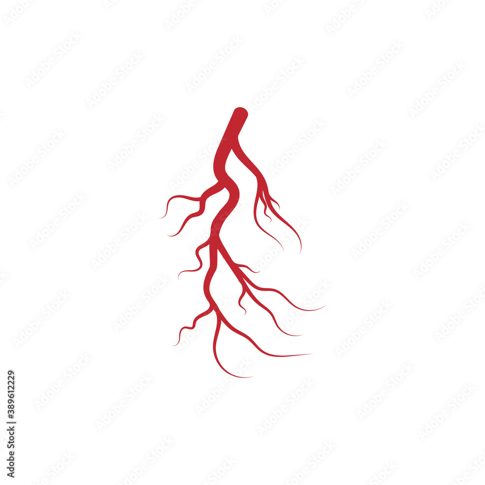 Veins Logo Template vector symbol Veins Logo Template vector symbol