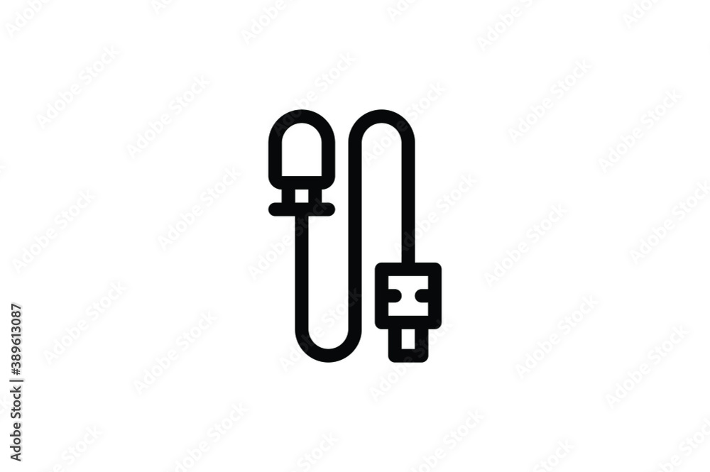 Photograph Outline Icon - Clip On Microphone Photograph Outline Icon - Clip On Microphone