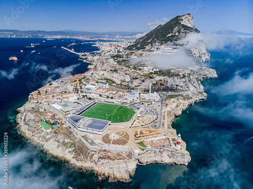 Gibraltar shot with a drone  photo