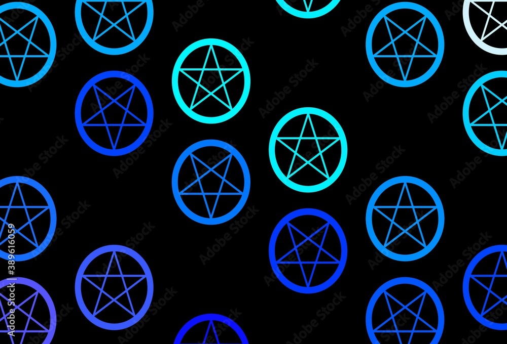 Dark Pink, Blue vector texture with religion symbols. Dark Pink, Blue vector texture with religion symbols.